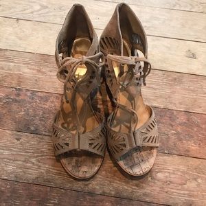 Dolce Vita Linsey Lace Up Wedge Sandal